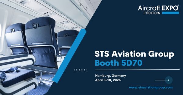 STS Aviation Group se rend à l’Aircraft Interiors Expo 2025