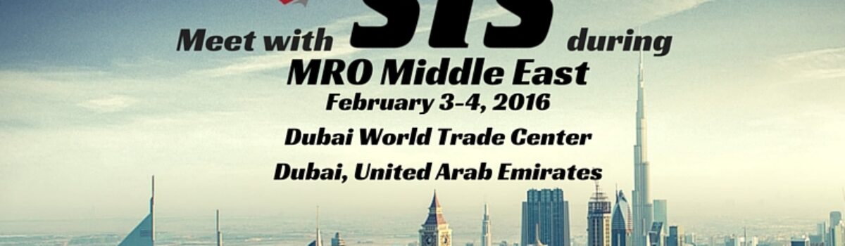 Join STS Component Solutions at MRO Middle East in Dubai