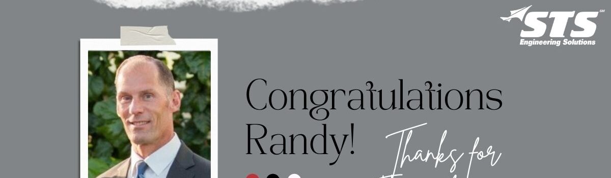 Please Join Us in Congratulating Randy Steenholdt